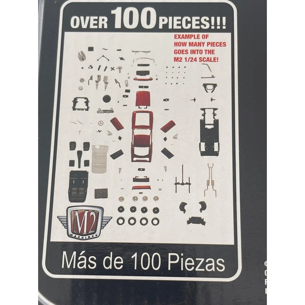 M2 Machines Foose 1969 Chevrolet Camaro RS Red 1:24‎ Diecast Model Car R52 16-03